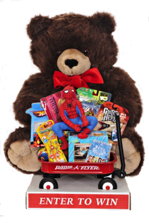 Chocolate Bernie Bear With Wagon 
Comes With Entry Blanks & Box
Window Sign
$249.50